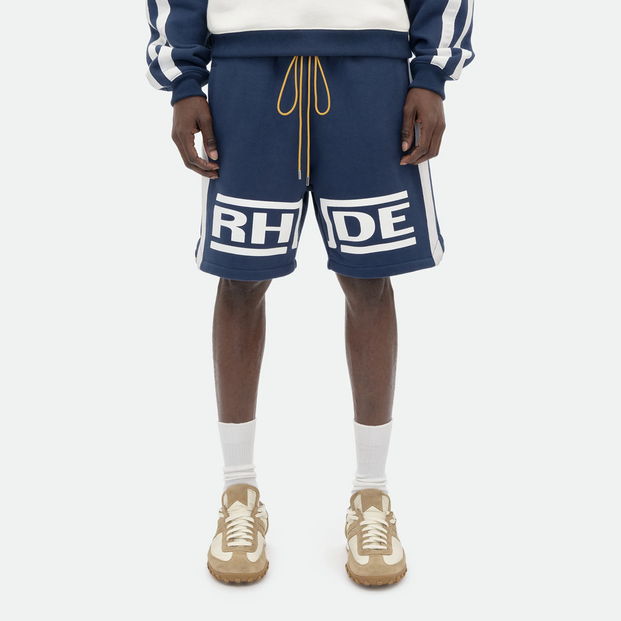 R H U D E Champions Short Navy/Vtg White