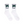 R H U D E Striped Moonlight Sock White/Navy/Green