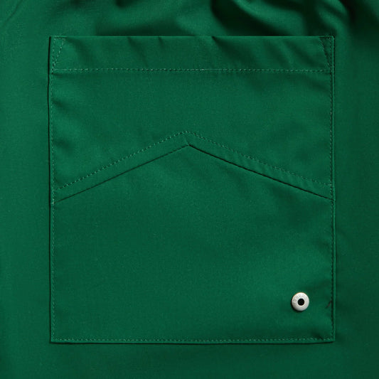 R H U D E Logo Basketball Swim Short Forest Green/Black/White