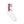R H U D E Vertical Logo Sock White/Maroon