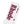 R H U D E Vertical Logo Sock White/Maroon