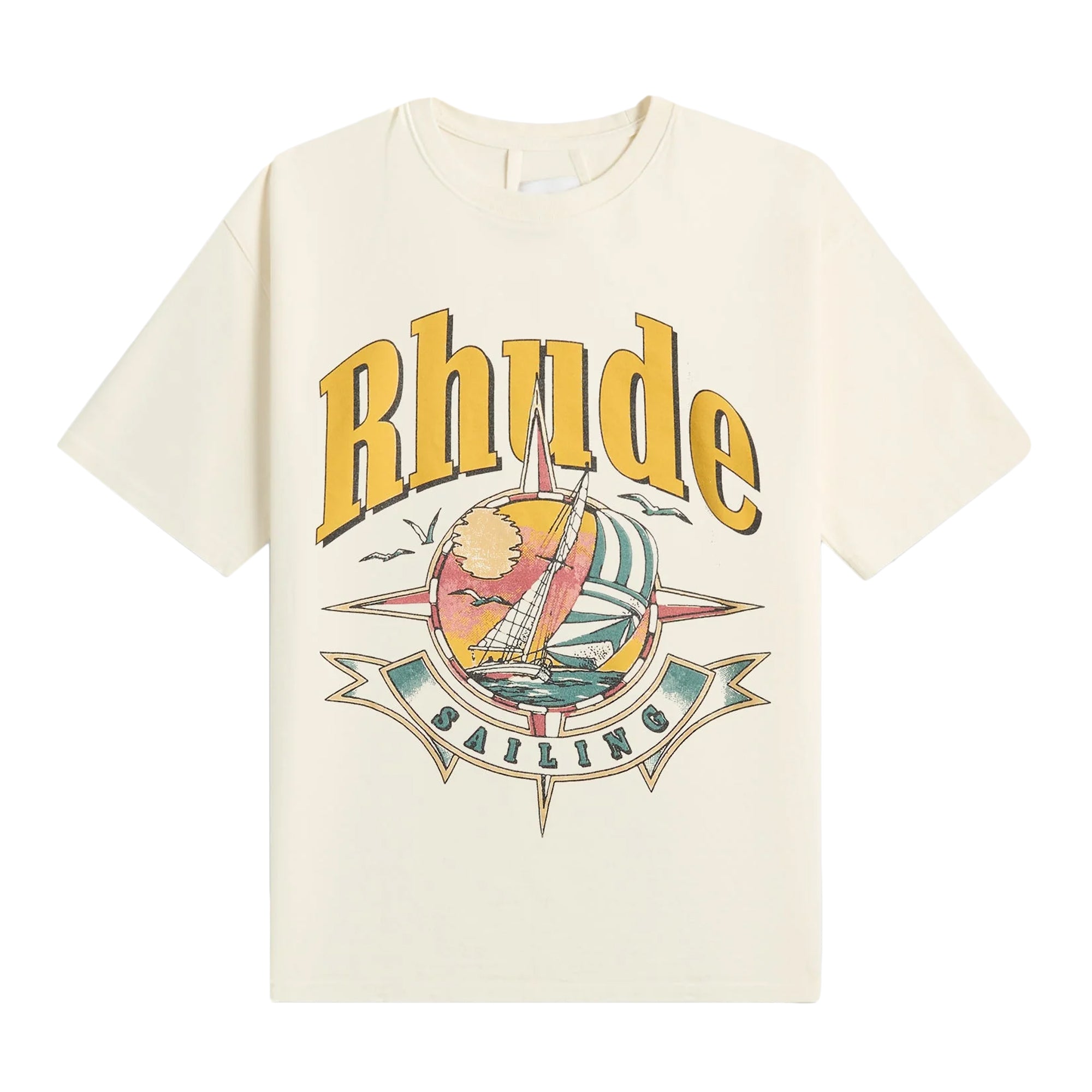 R H U D E Port De Rhude Tee Vtg White