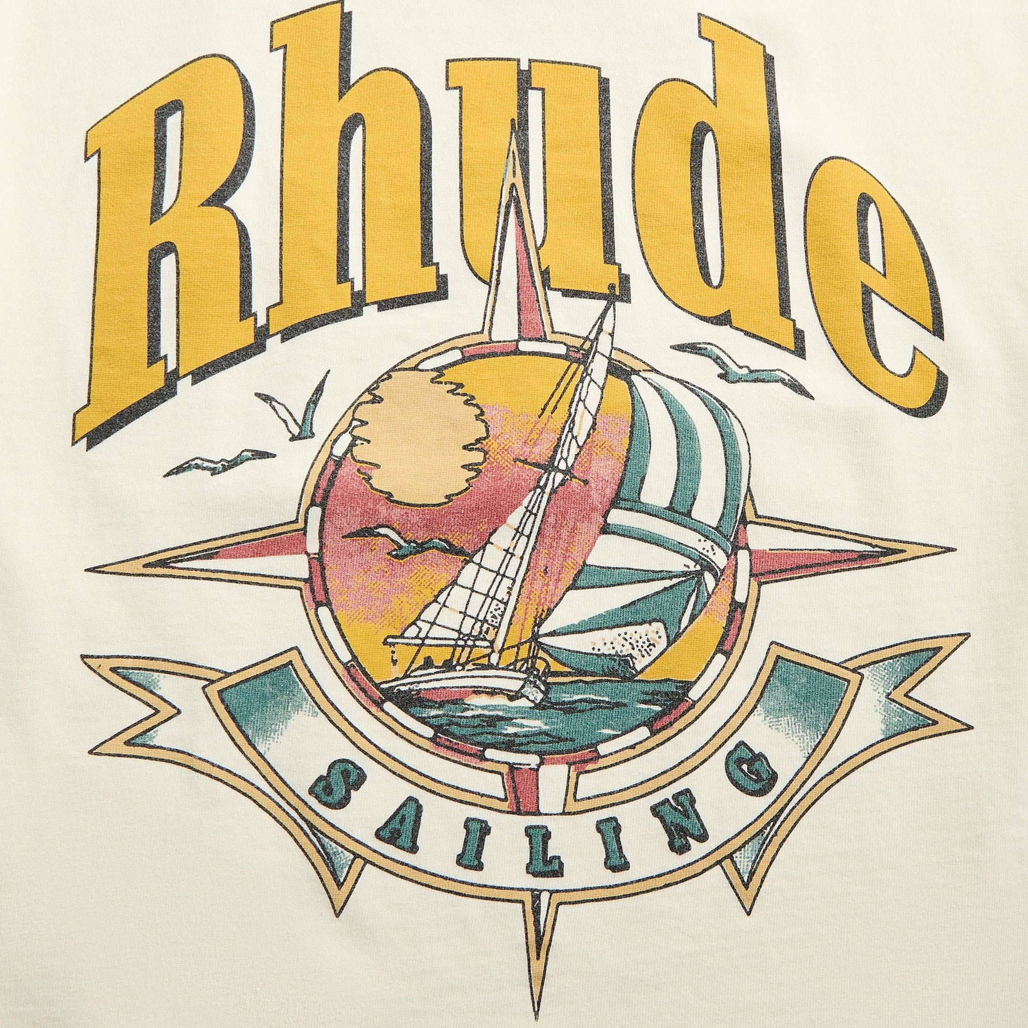 R H U D E Port De Rhude Tee Vtg White