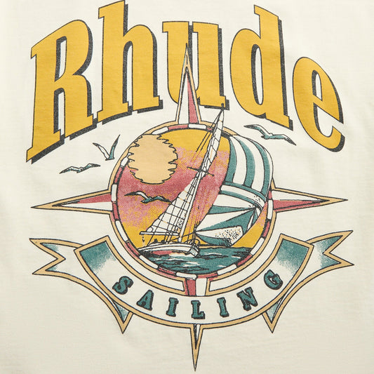 R H U D E Port De Rhude Tee Vtg White