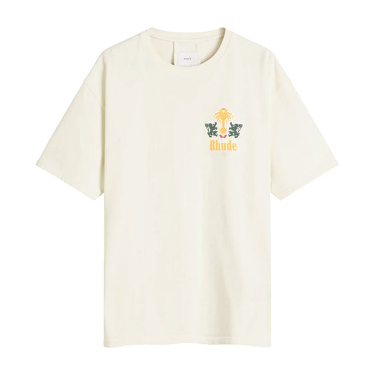 R H U D E Tabaco Tee Vtg White