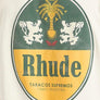 R H U D E Tabaco Tee Vtg White
