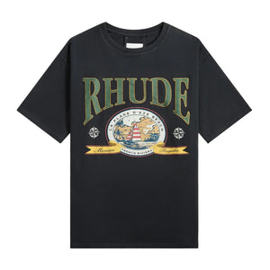 R H U D E Monaco Regatta Tee Vtg Black
