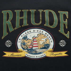 R H U D E Monaco Regatta Tee Vtg Black