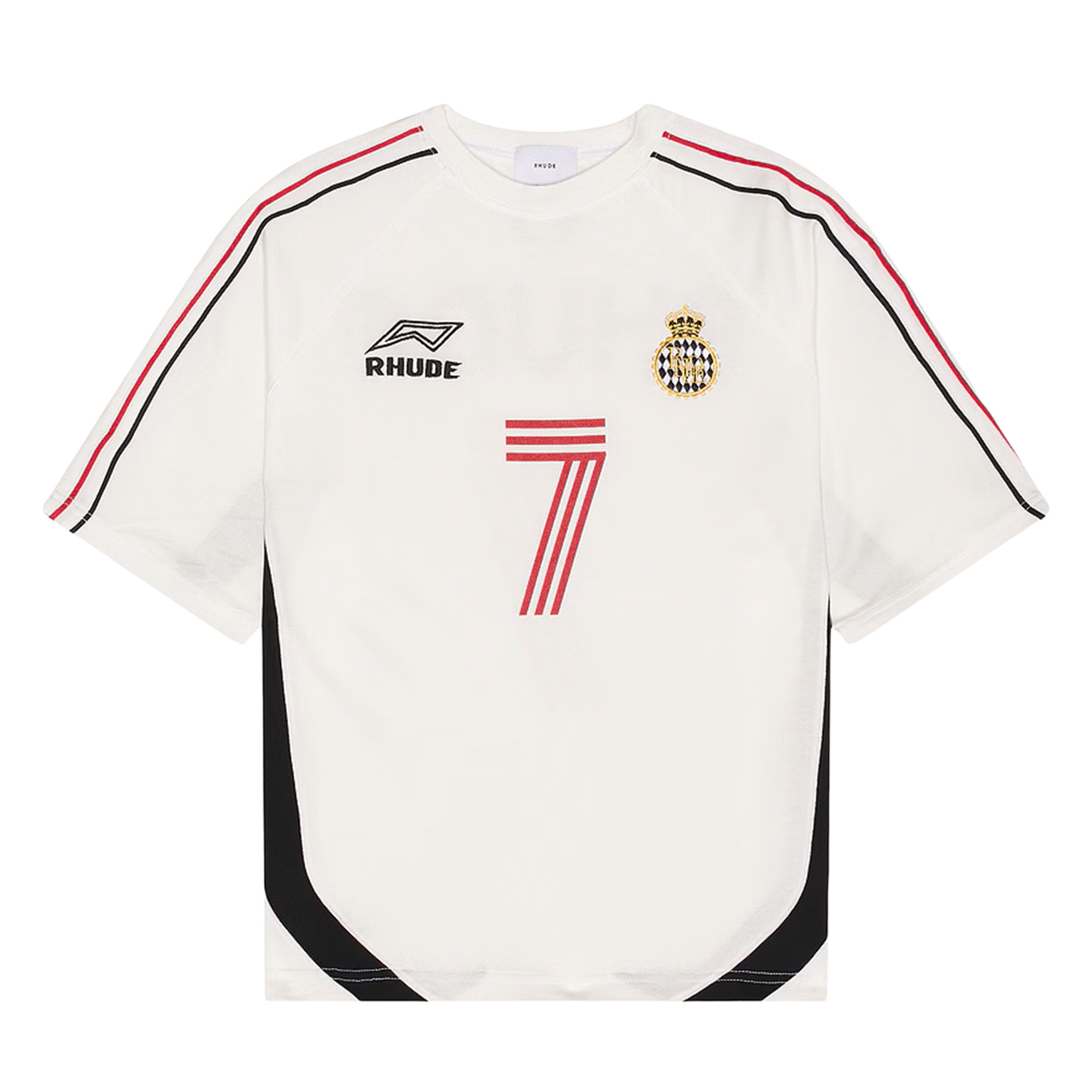 R H U D E Lundun Soccer Jersey White/Black/Red RHPF25TT02729