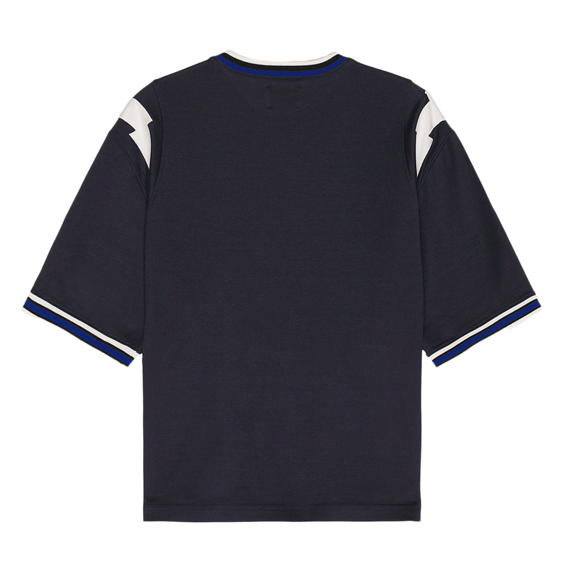R H U D E Logo Lightning Ringer Tee Navy/White  RHPF25TT01729