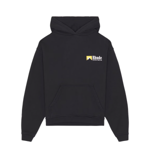 R H U D E International Racing Logo Hoodie Vintage Black RHPF25HO07012