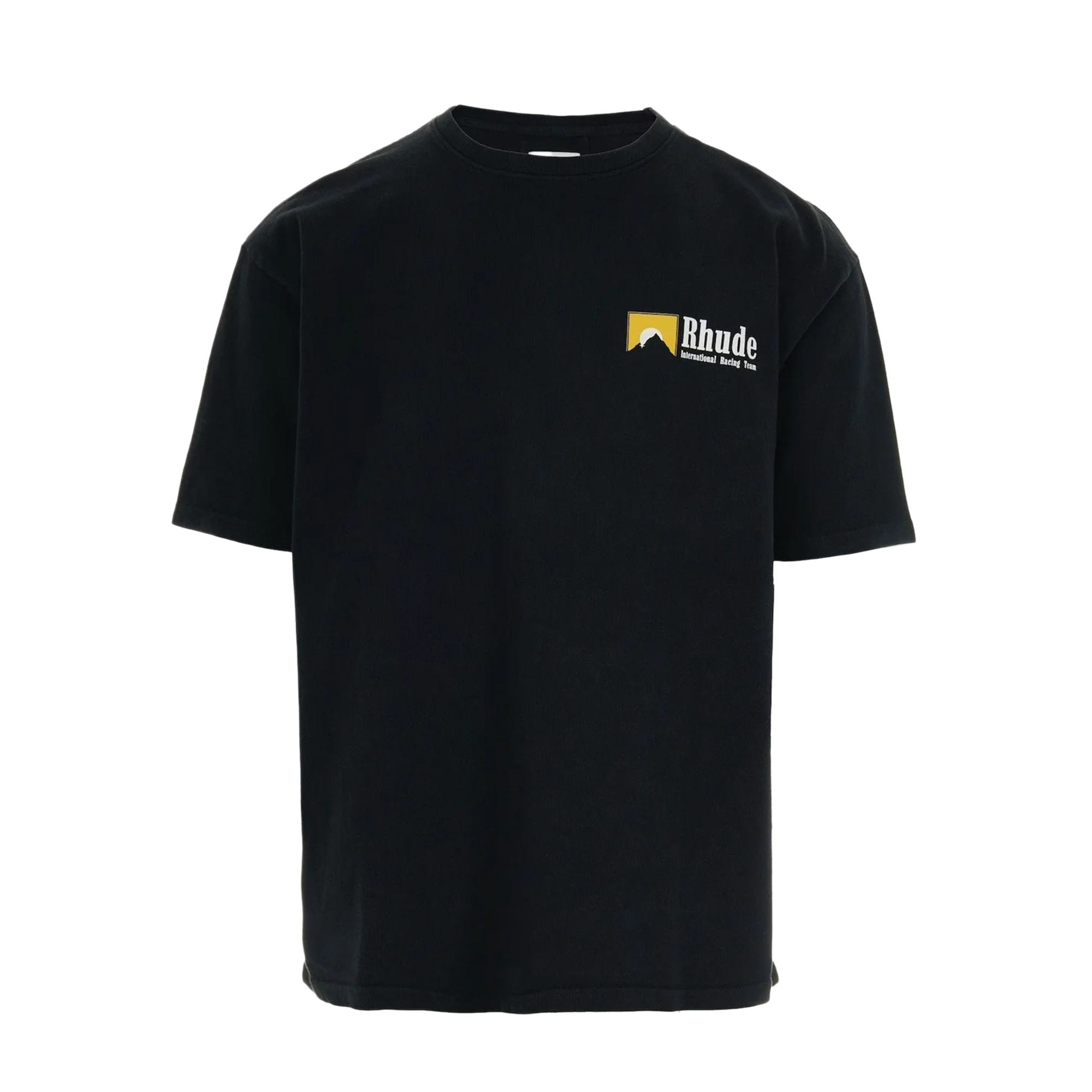 R H U D E International Racing Logo Tee Vintage Black RHPF25TT10012