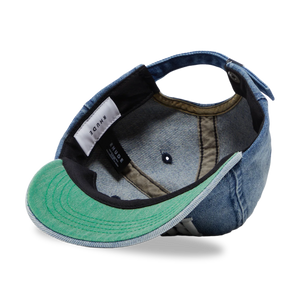 R H U D E Logo Denim Hat Oxford Indigo