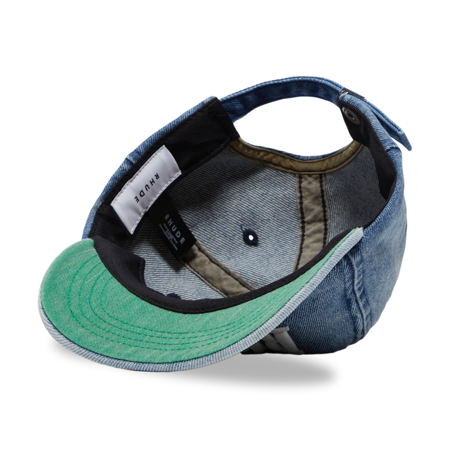 R H U D E Logo Denim Hat Oxford Indigo