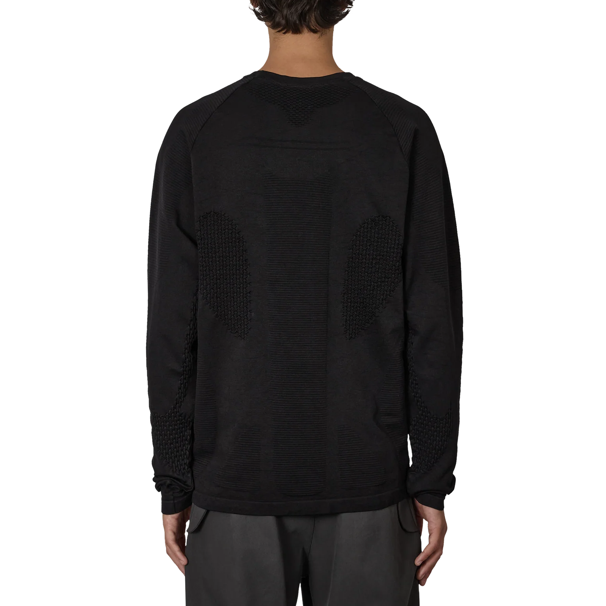 ROA Aune Seamless Knit Long Sleeve Black RBMW0524YA78