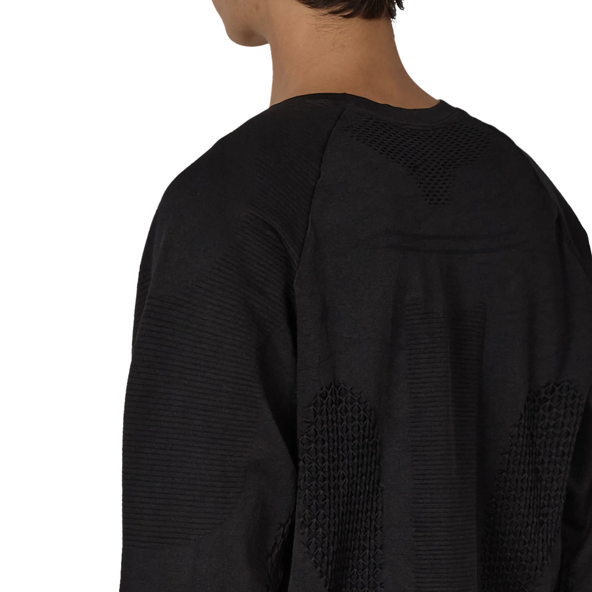 ROA Aune Seamless Knit Long Sleeve Black RBMW0524YA78