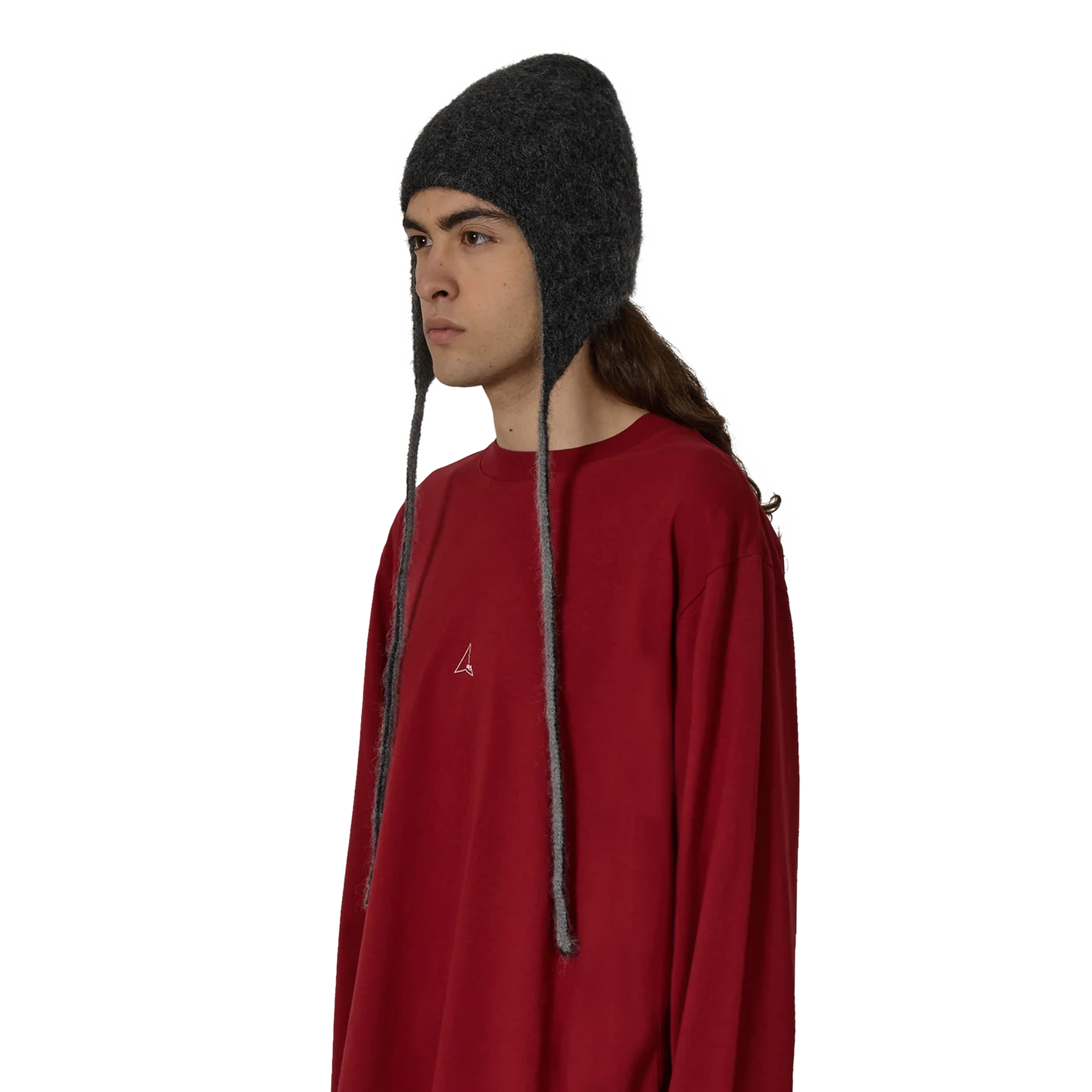 ROA Bonnet Mohair Beanie Black RBUW2123YA24