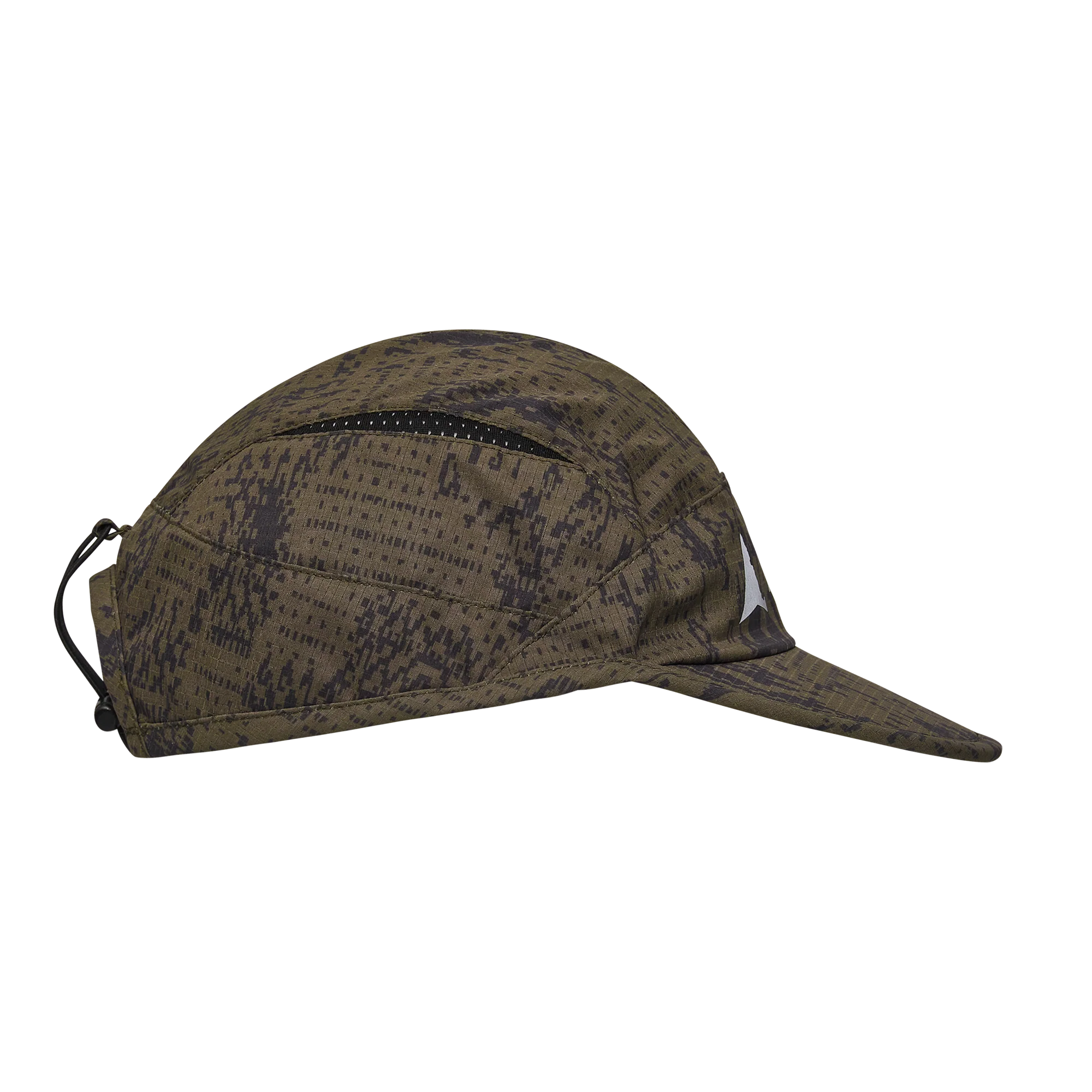 ROA Bri Melted Print Open Weave Cap Dark Olive RBMW299FA54