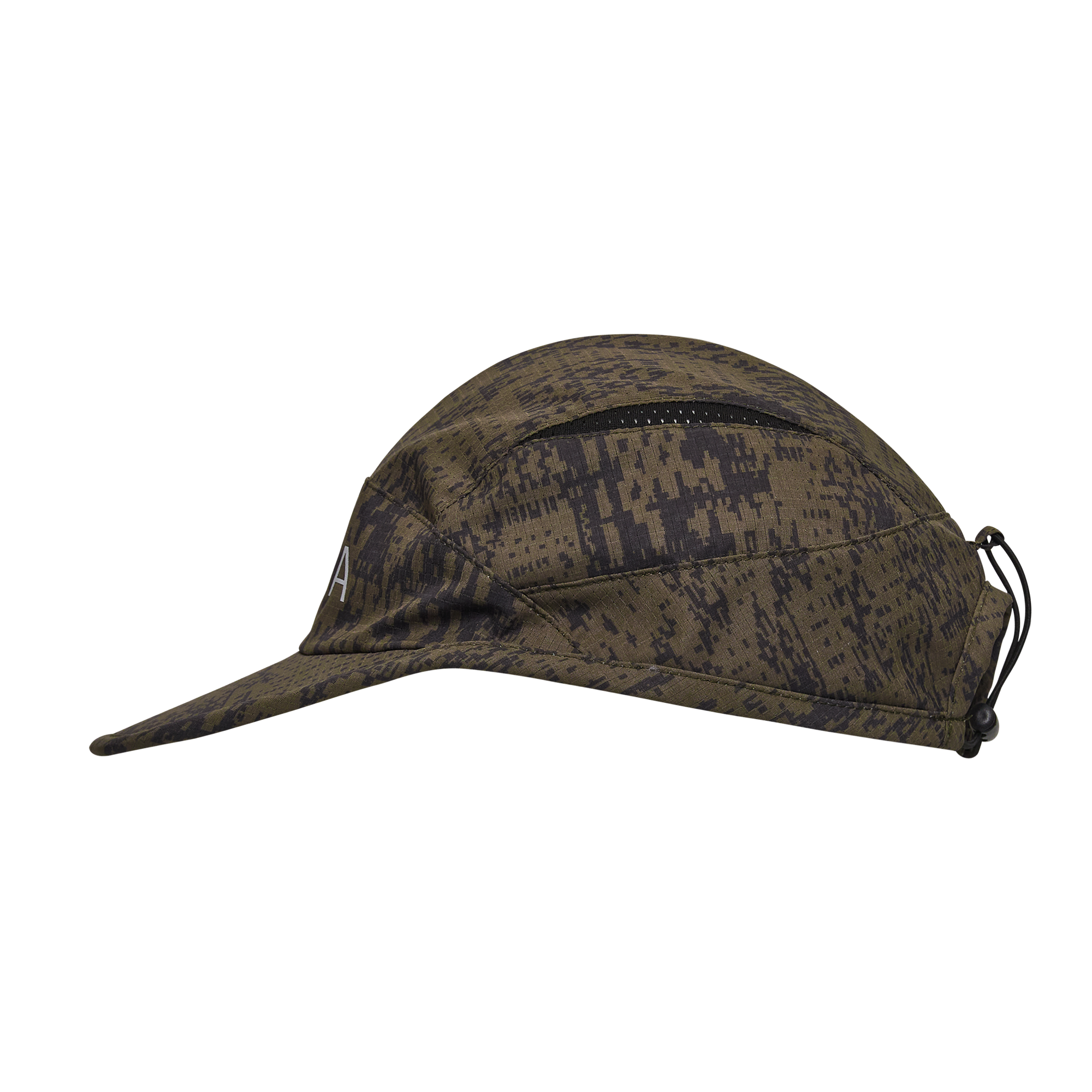 ROA Bri Melted Print Open Weave Cap Dark Olive RBMW299FA54