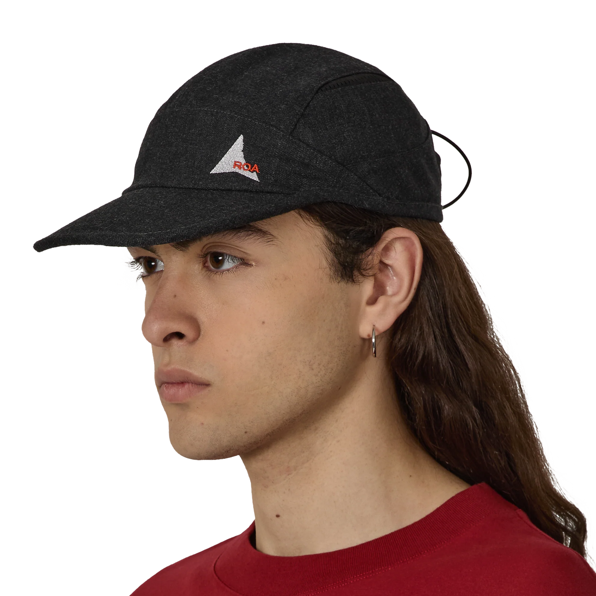 ROA Bri Wool Twill Cap Anthracite RBUW290FA78