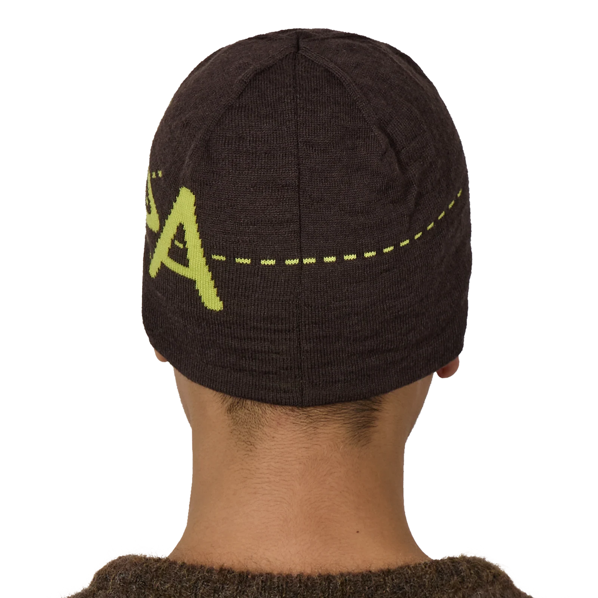 ROA Dial Wool Beanie Dark Brown RBUW2104YA17