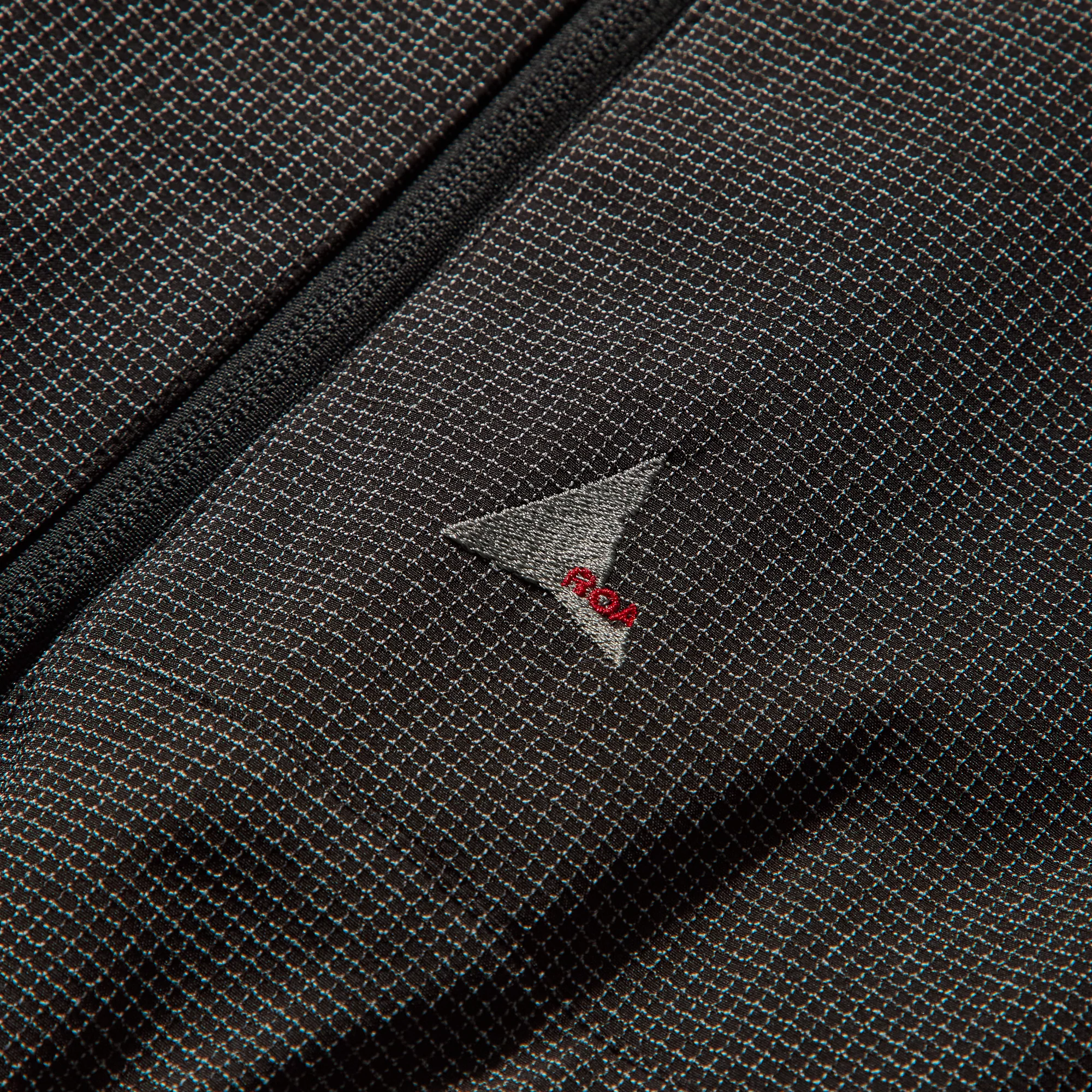 ROA Lamon Reinforced Technical Zip Up Shirt Black RBMW0517FA344