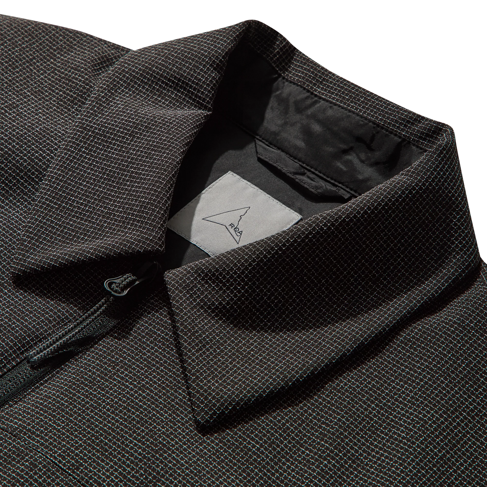 ROA Lamon Reinforced Technical Zip Up Shirt Black RBMW0517FA344