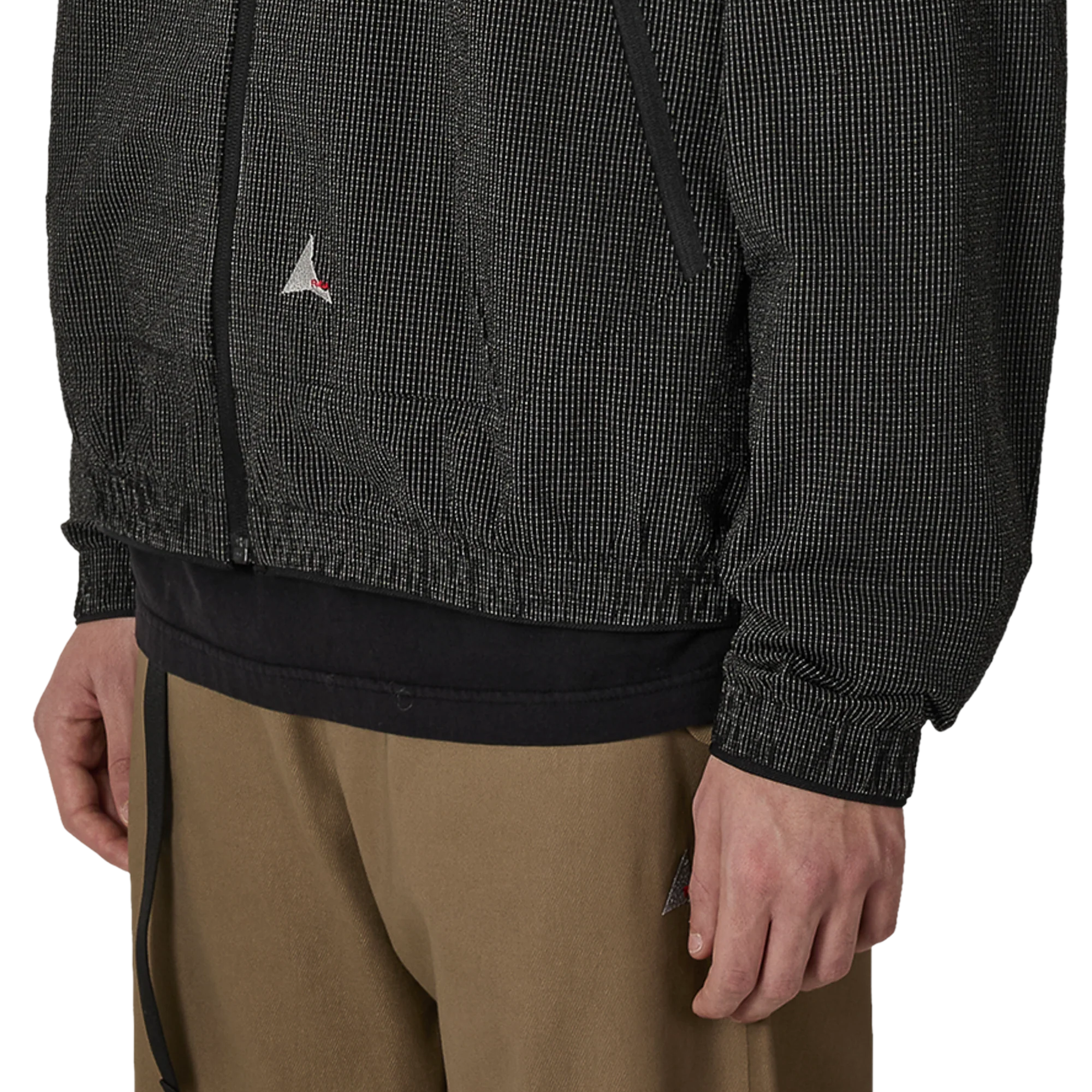 ROA Lamon Reinforced Technical Zip Up Shirt Black RBMW0517FA344