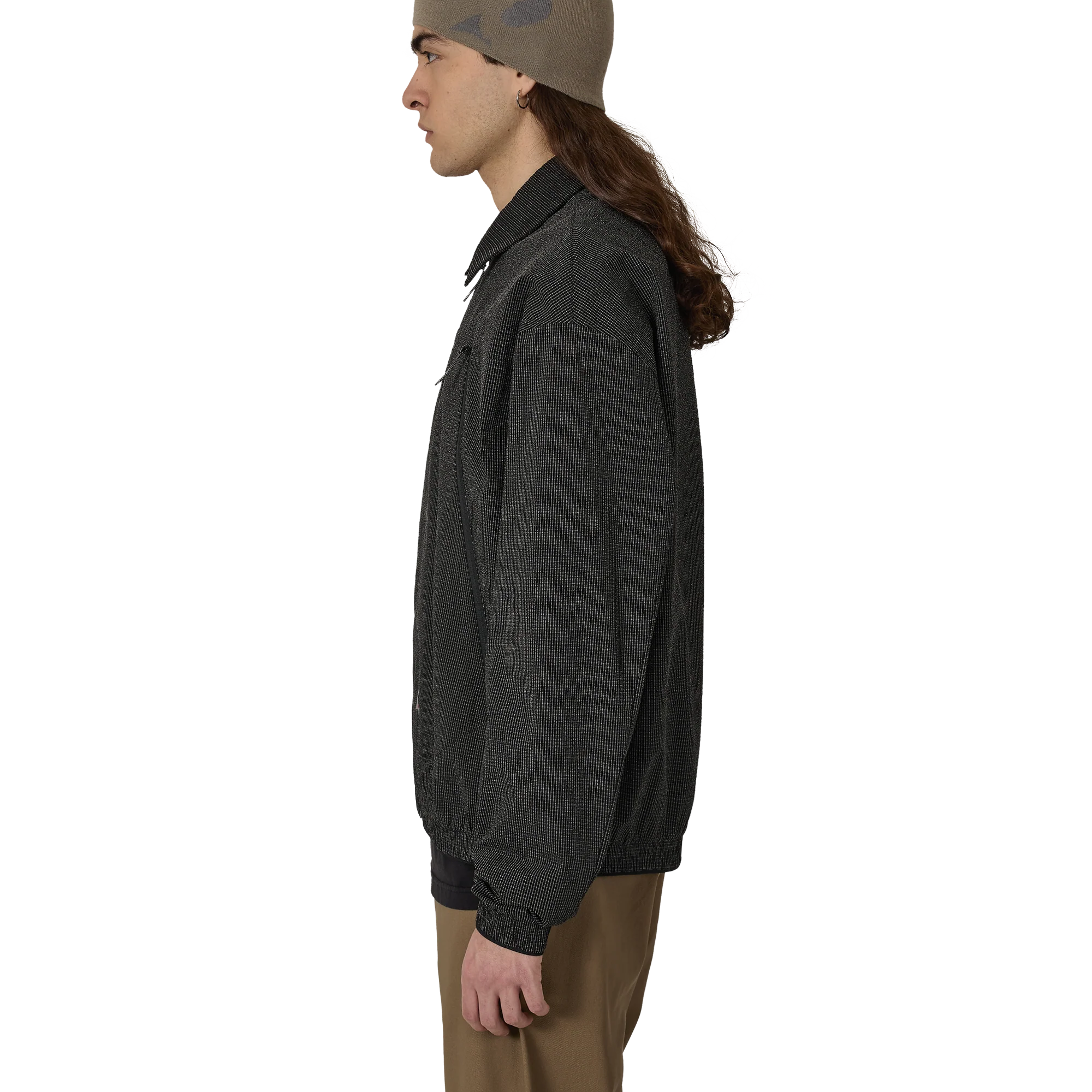 ROA Lamon Reinforced Technical Zip Up Shirt Black RBMW0517FA344