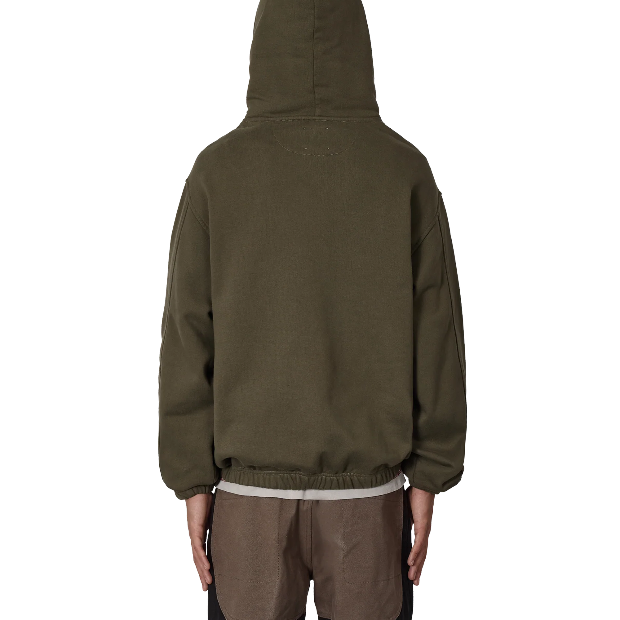 ROA Logo 490Gsm Hoodie Olive RBMW0634FA403