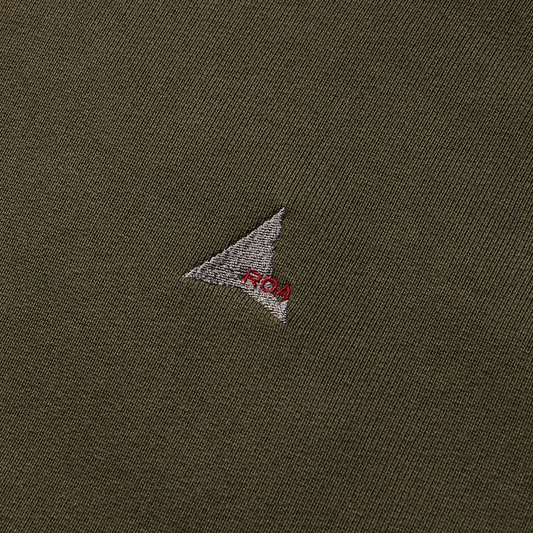 ROA Logo 490Gsm Hoodie Olive RBMW0634FA403