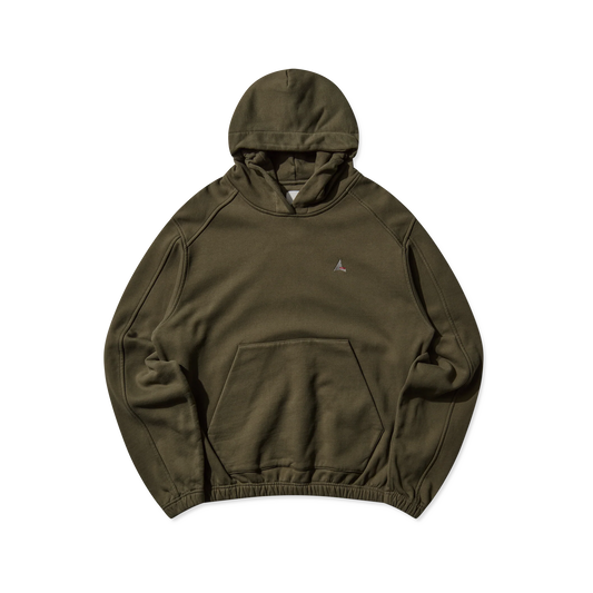 ROA Logo 490Gsm Hoodie Olive RBMW0634FA403