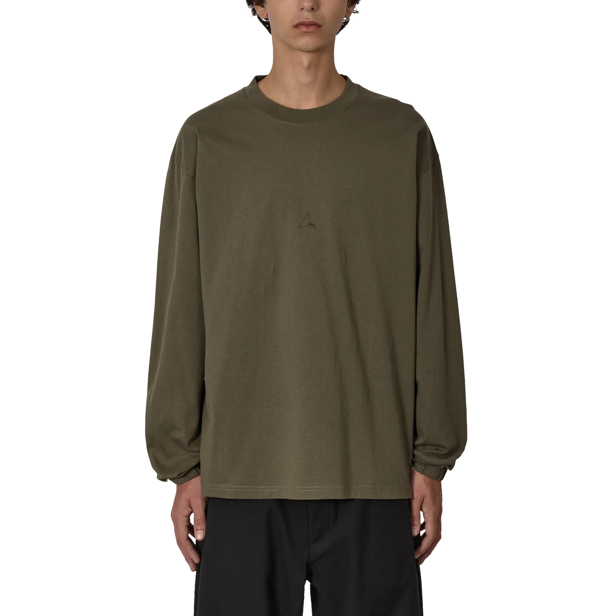 ROA Logo Long Sleeve Olive RBMW0399JY35