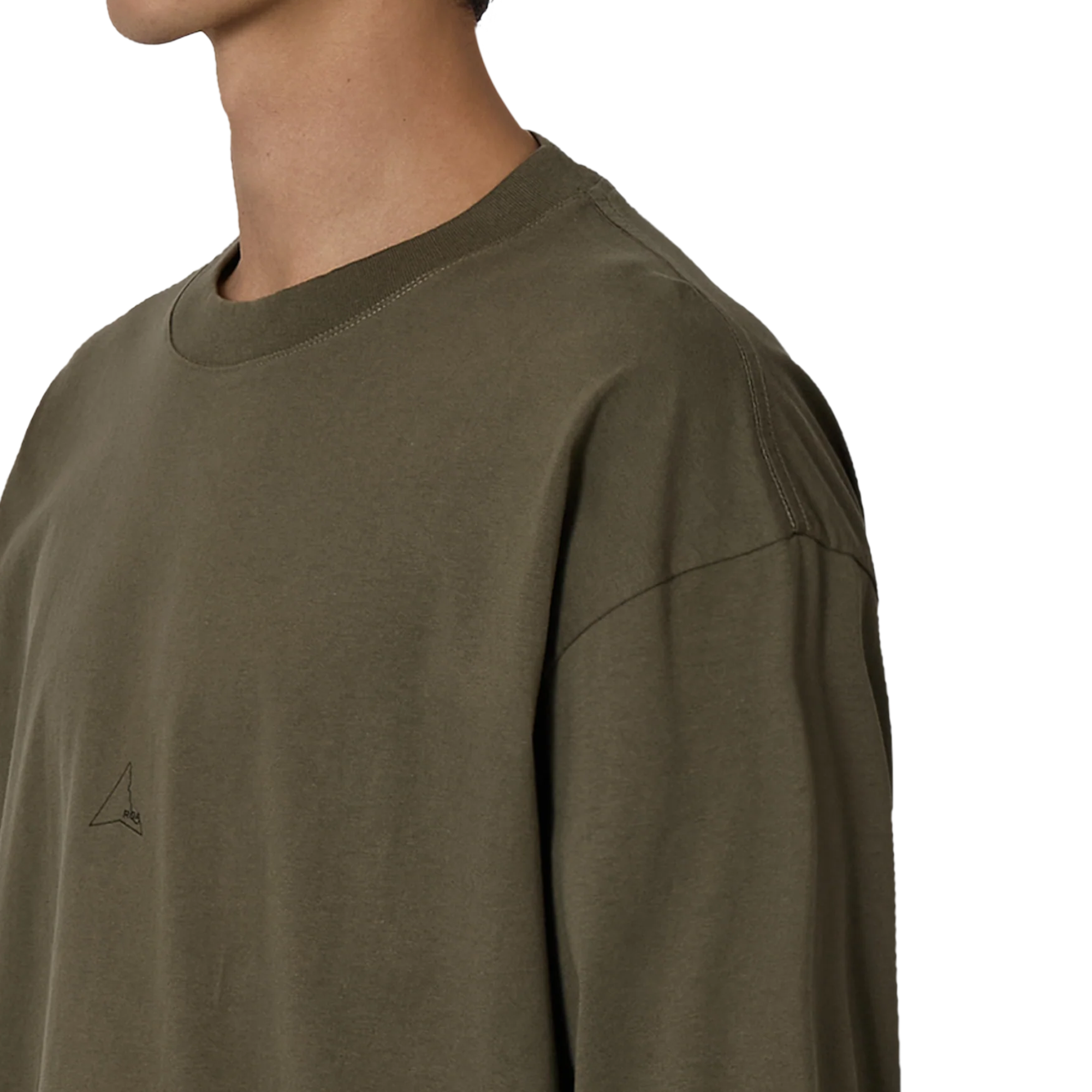 ROA Logo Long Sleeve Olive RBMW0399JY35