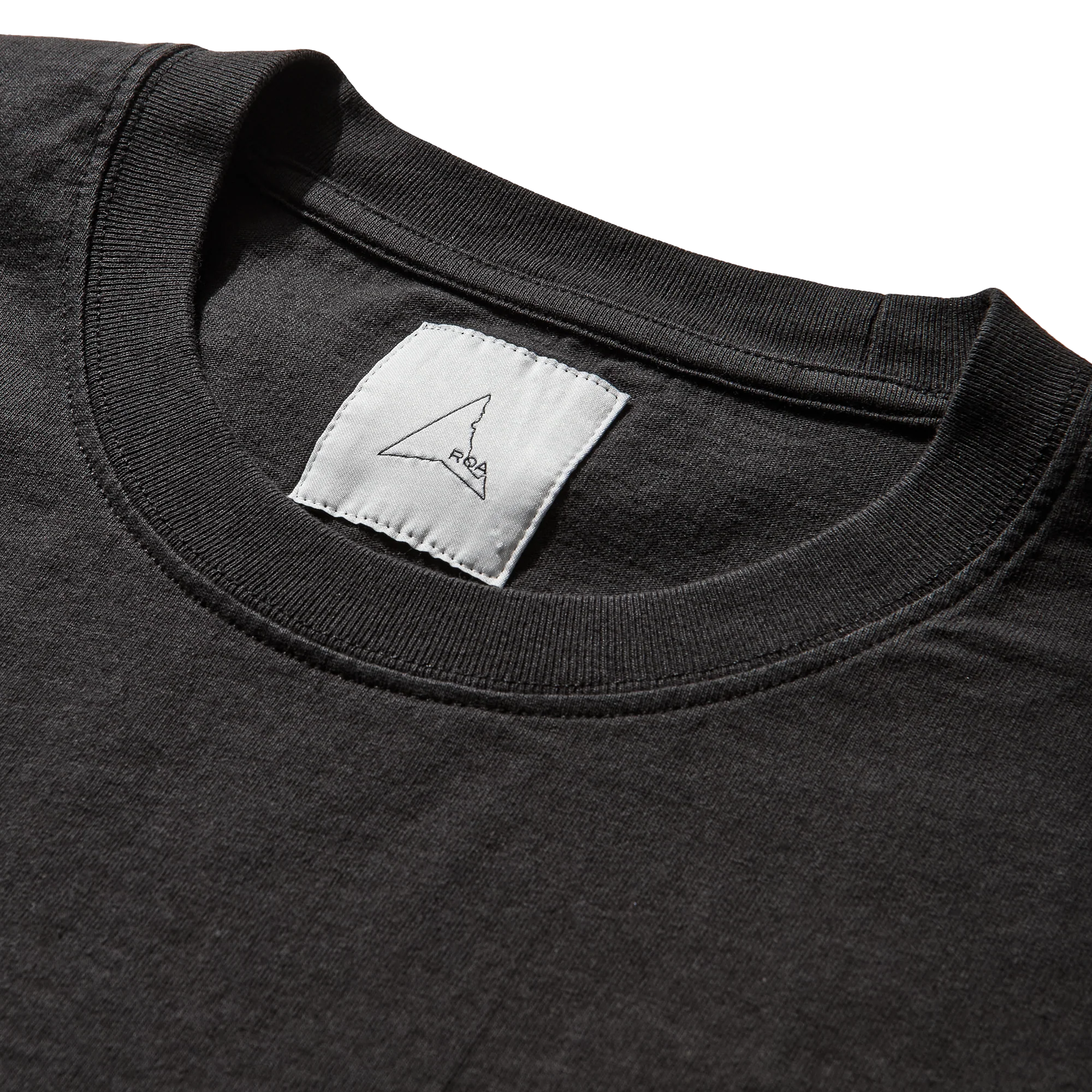 ROA Logo T-Shirt Washed Black