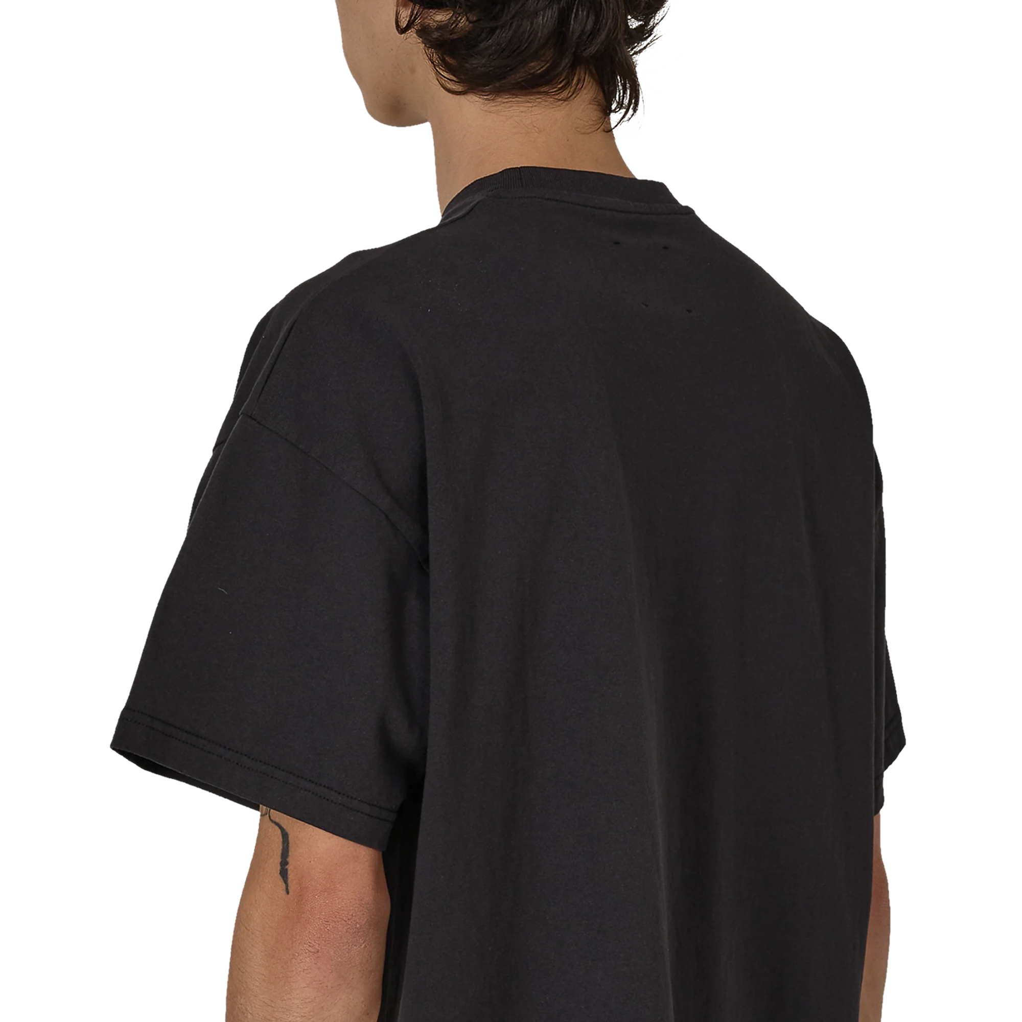 ROA Logo T-Shirt Washed Black
