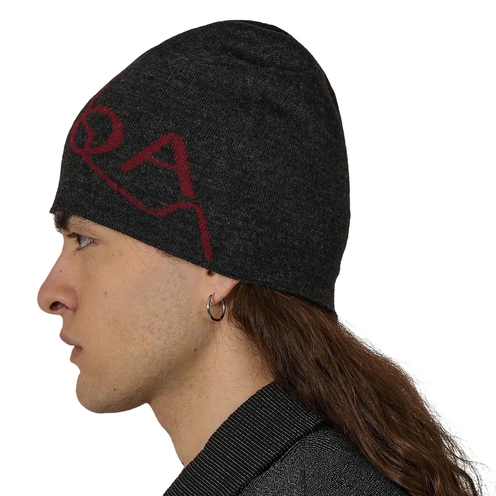 ROA Logo Wool Beanie Anthracite RBUW288YA12