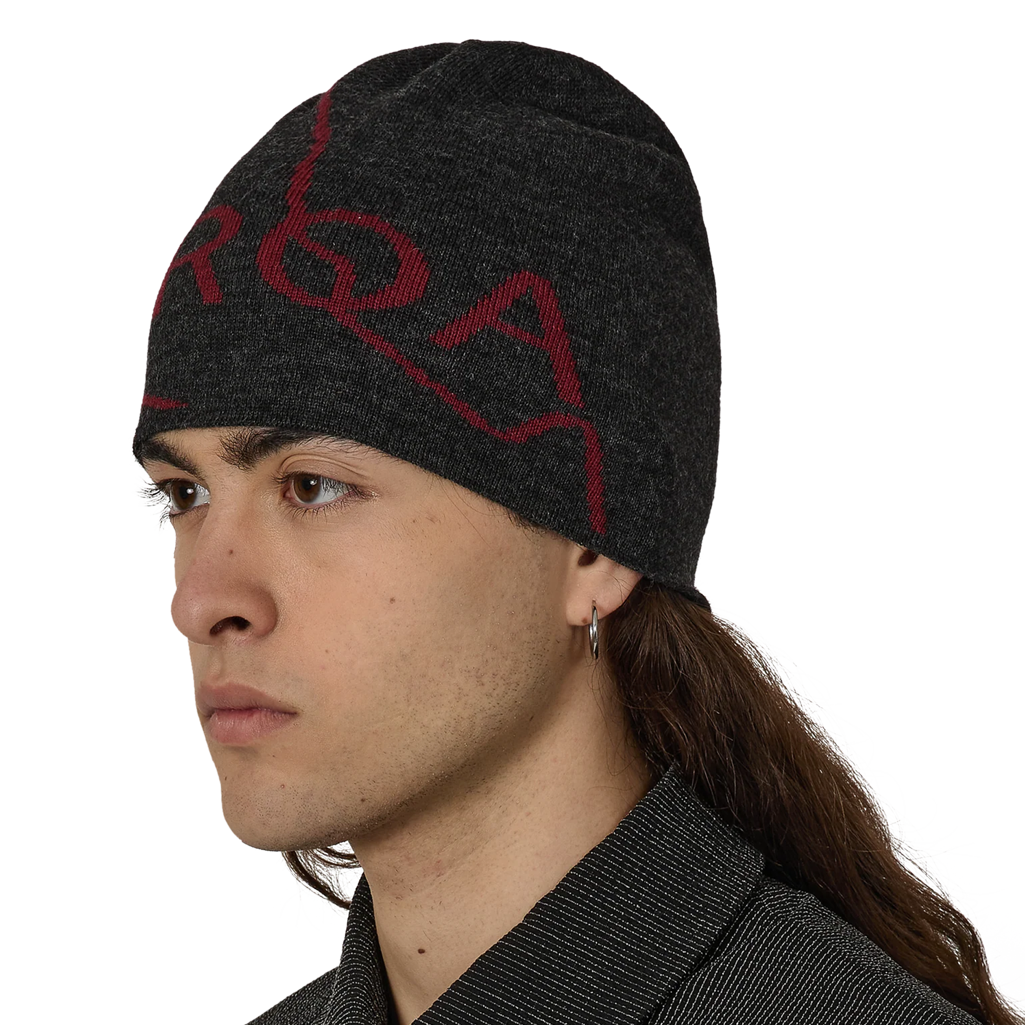 ROA Logo Wool Beanie Anthracite RBUW288YA12