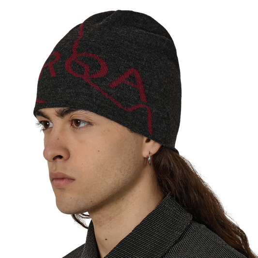 ROA Logo Wool Beanie Anthracite RBUW288YA12