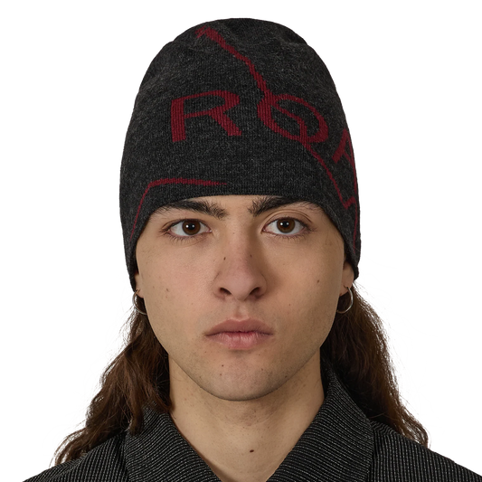 ROA Logo Wool Beanie Anthracite RBUW288YA12