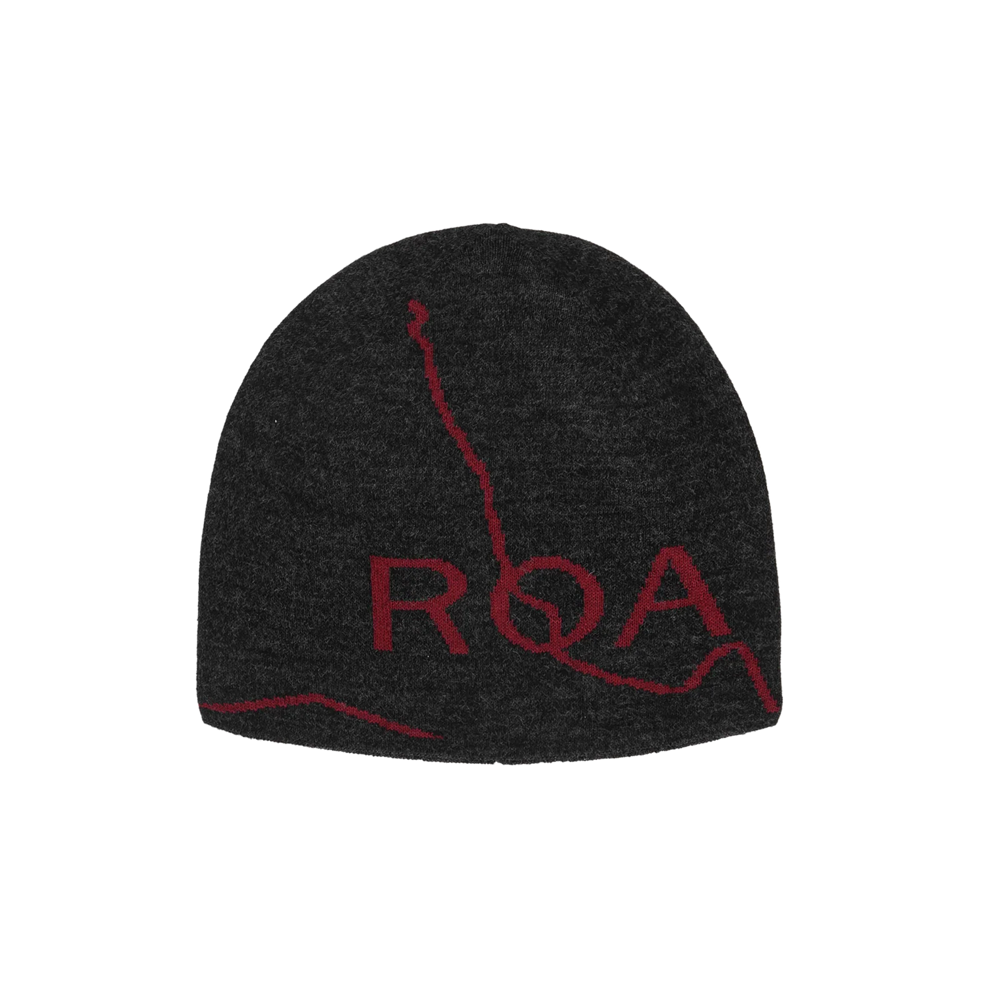 ROA Logo Wool Beanie Anthracite RBUW288YA12