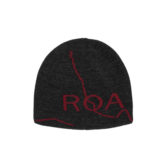 ROA Logo Wool Beanie Anthracite RBUW288YA12