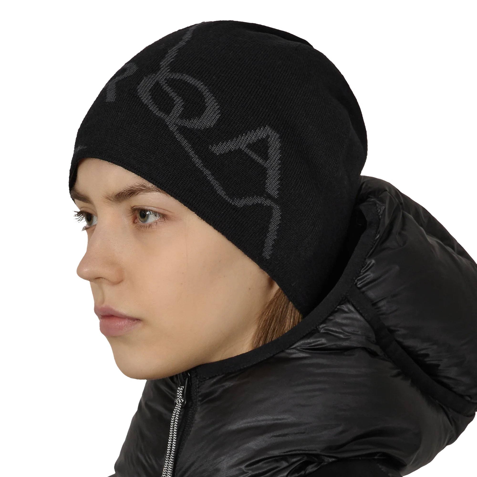 ROA Logo Wool Beanie Black RBUW288YA12