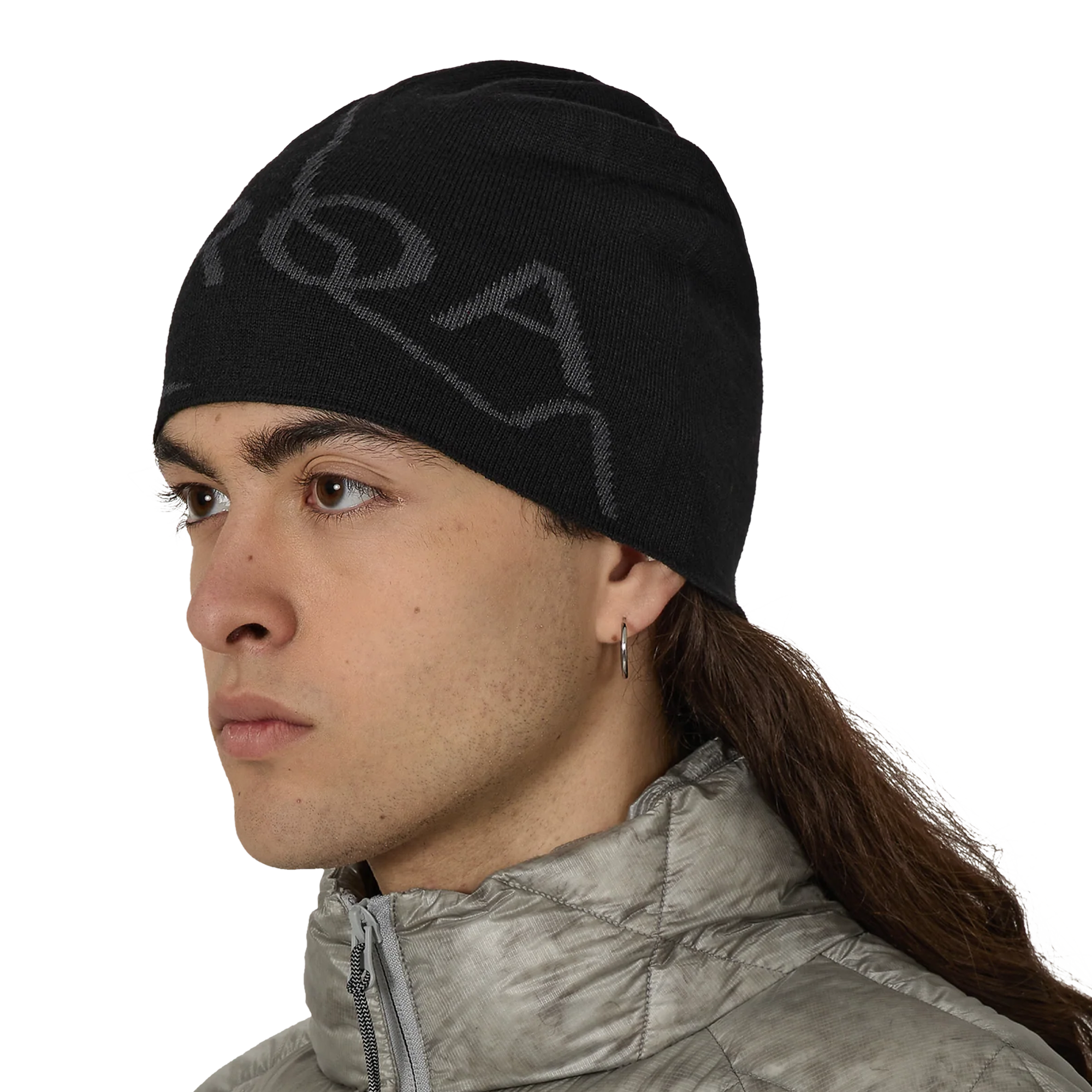 ROA Logo Wool Beanie Black RBUW288YA12