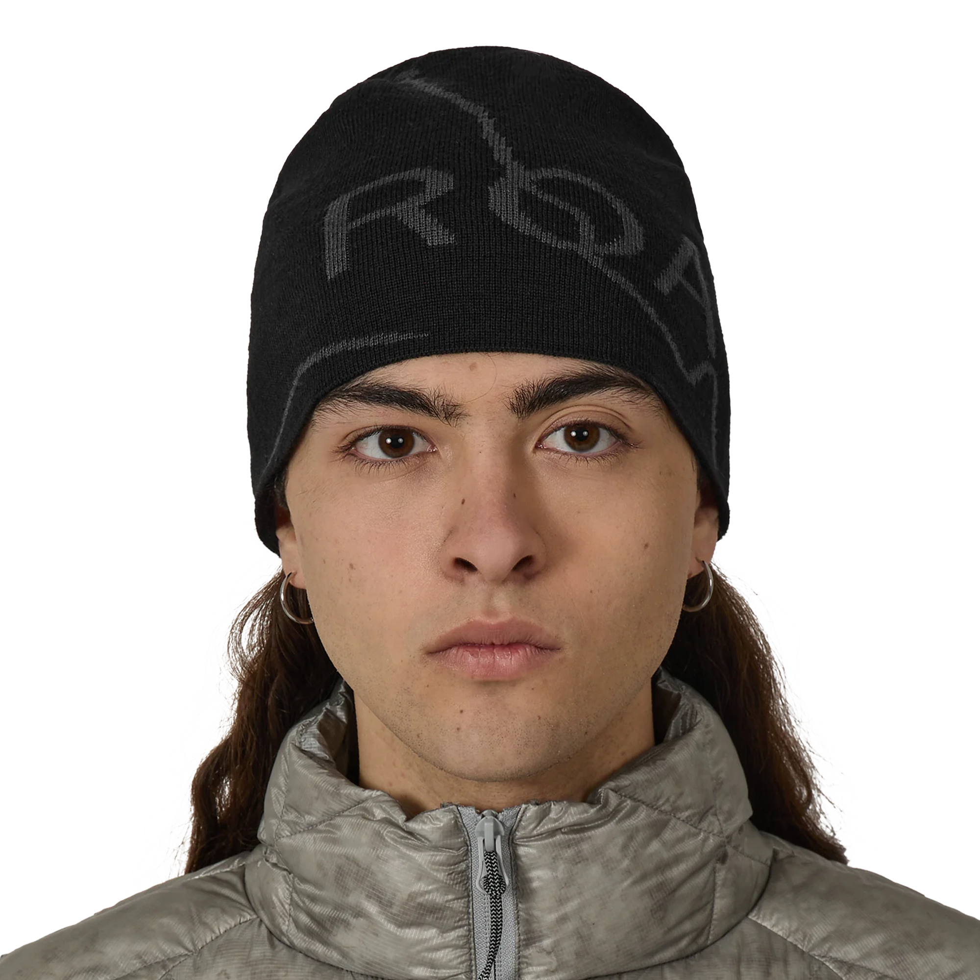 ROA Logo Wool Beanie Black RBUW288YA12