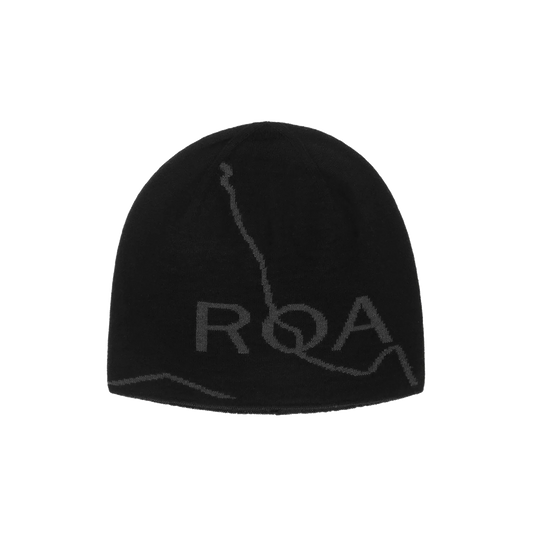 ROA Logo Wool Beanie Black RBUW288YA12