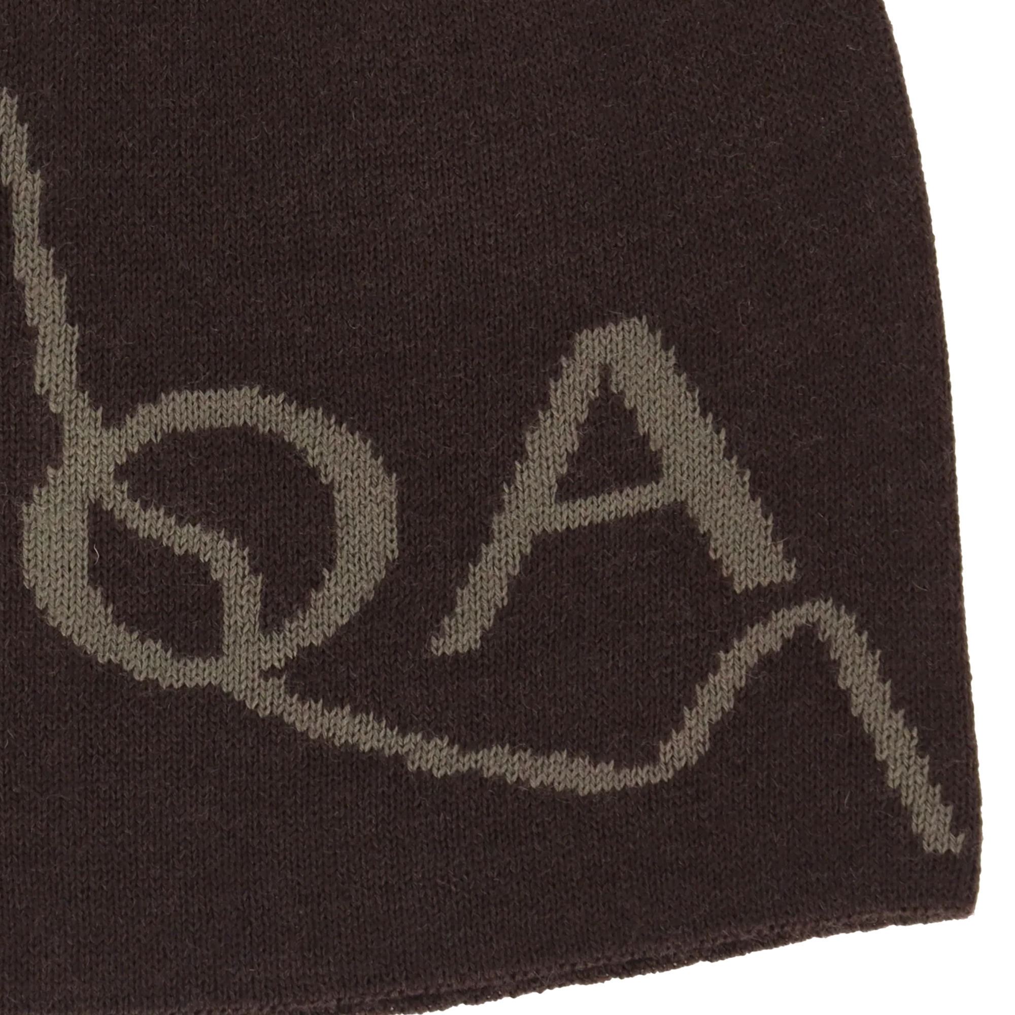 ROA Logo Wool Beanie Brown RBUW288YA12