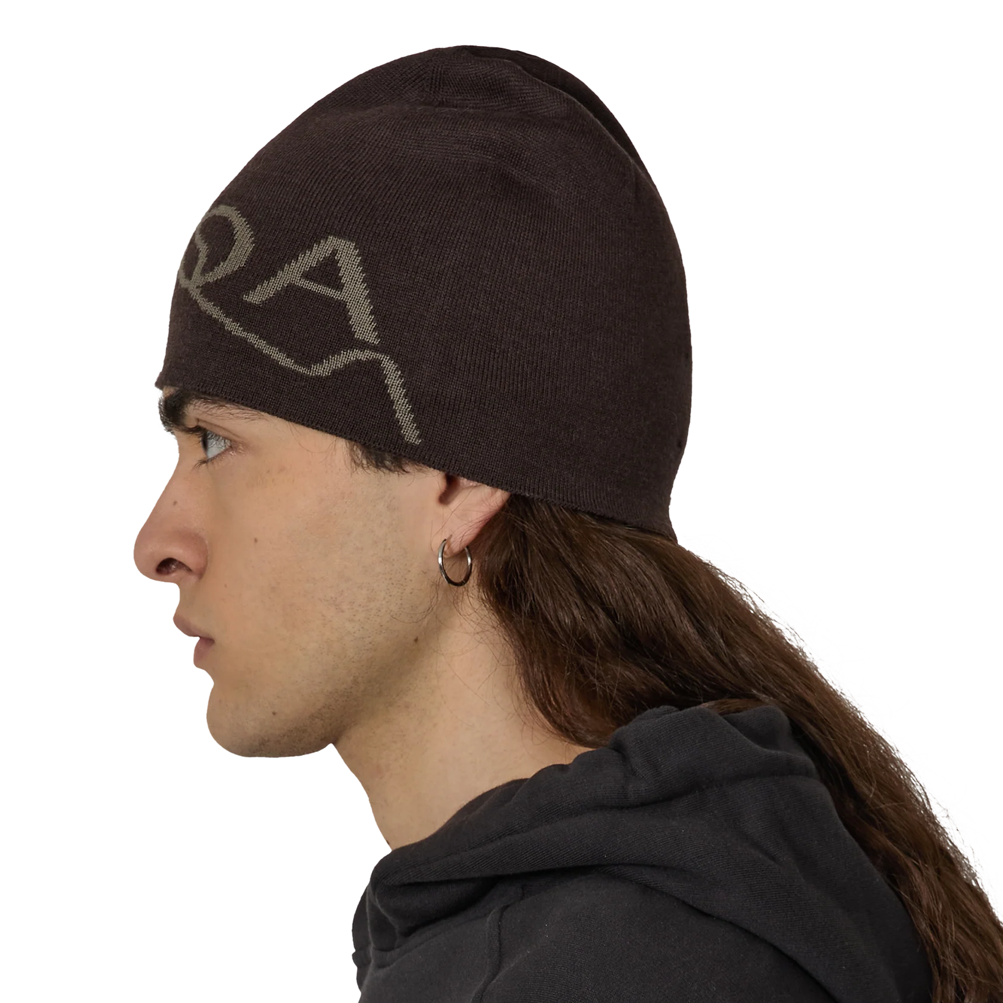 ROA Logo Wool Beanie Brown RBUW288YA12