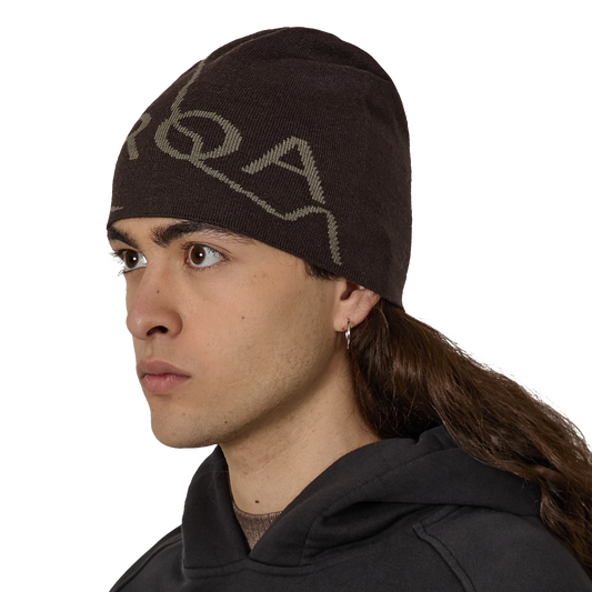 ROA Logo Wool Beanie Brown RBUW288YA12