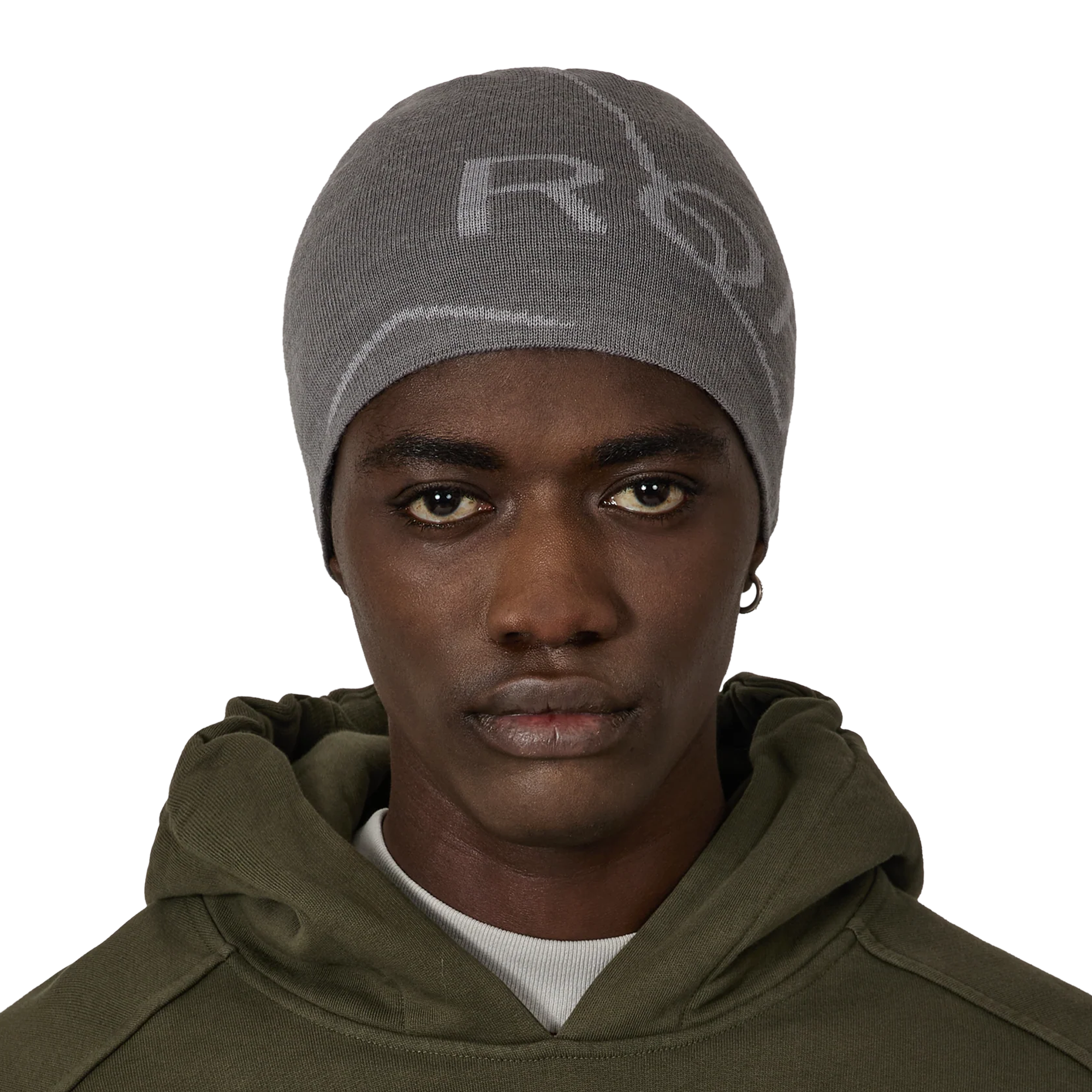 ROA Logo Wool Beanie Grey RBUW288YA12